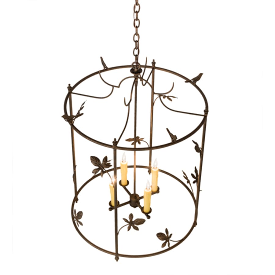 Meyda Tiffany 4 Light 25" Wide Taper Candle Pendant