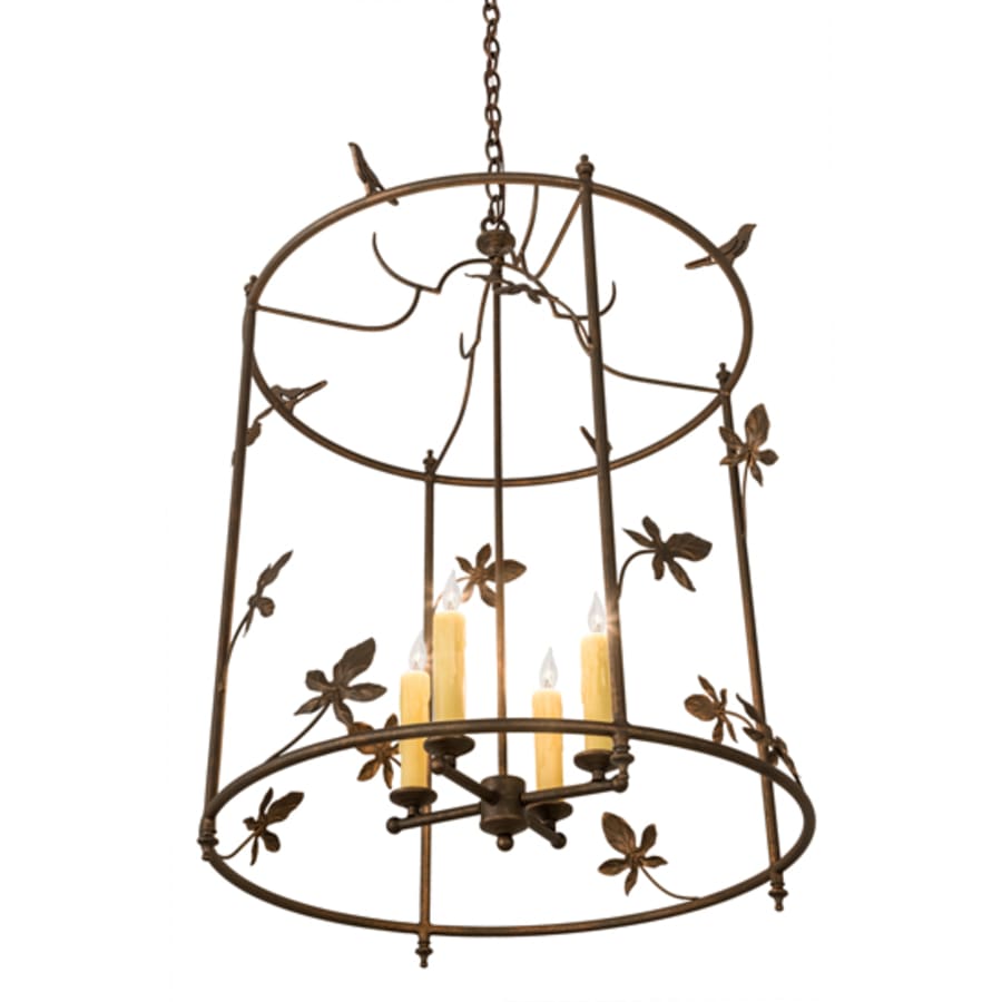 Meyda Tiffany 4 Light 25" Wide Taper Candle Pendant