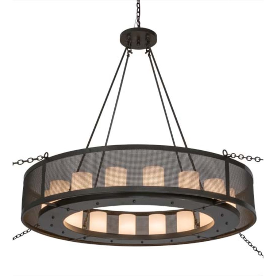 Meyda Tiffany Loxley Golpe 16 Light 56" Wide Ring Chandelier