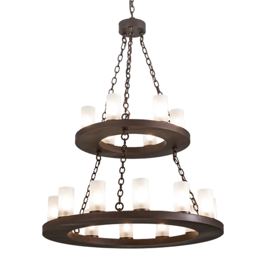 Meyda Tiffany Loxley 18 Light 36" Wide Ring Chandelier