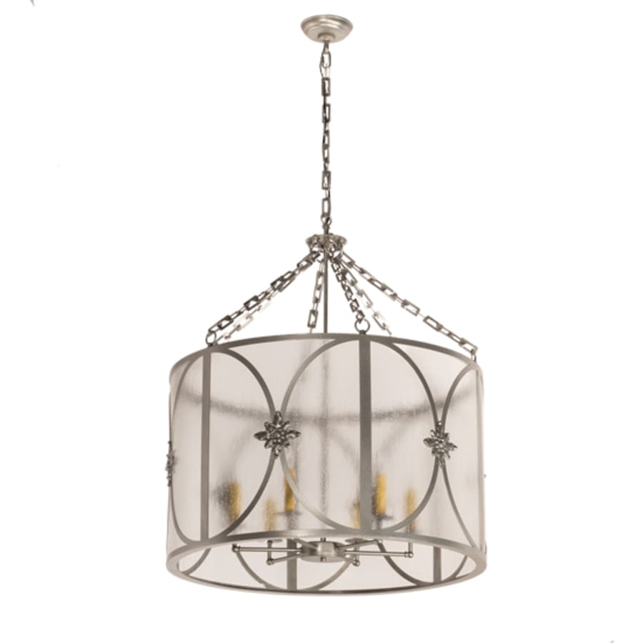 Meyda Tiffany 6 Light 30" Wide Taper Candle Pendant