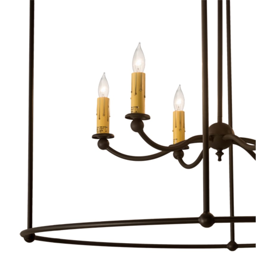 Meyda Tiffany 6 Light 42" Wide Taper Candle Pendant