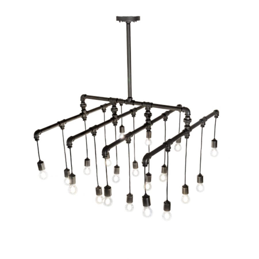 Meyda Tiffany 20 Light 51" Wide Abstract Linear Pendant