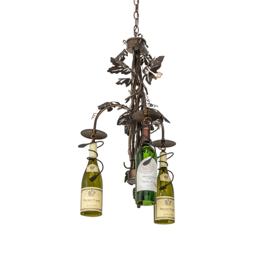Meyda Tiffany Tuscan Vineyard 3 Light 18" Wide Multi Light Pendant