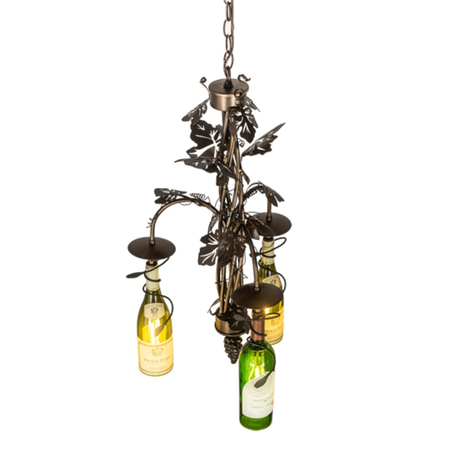Meyda Tiffany Tuscan Vineyard 3 Light 18" Wide Multi Light Pendant