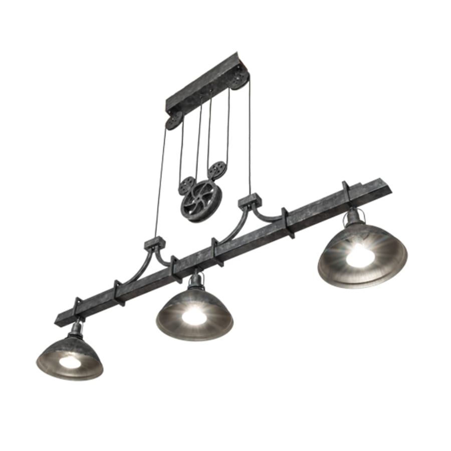 Meyda Tiffany 3 Light 67" Wide Linear Pendant