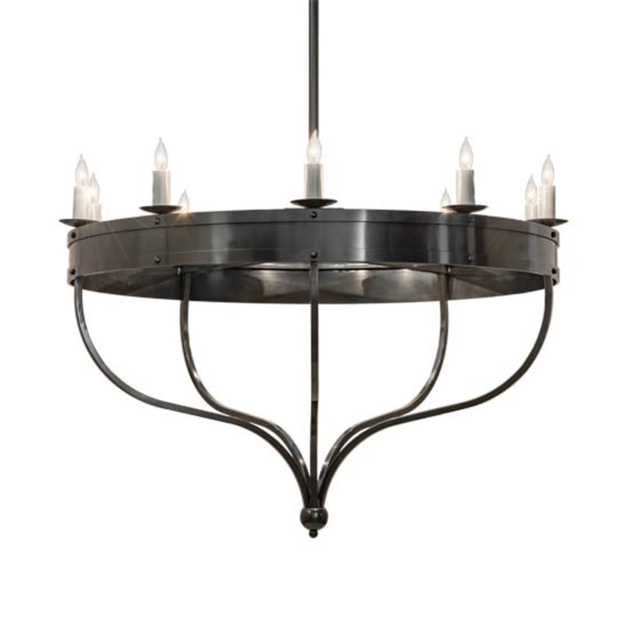 Meyda Tiffany Parnella 10 Light 54" Wide Taper Candle Style Chandelier