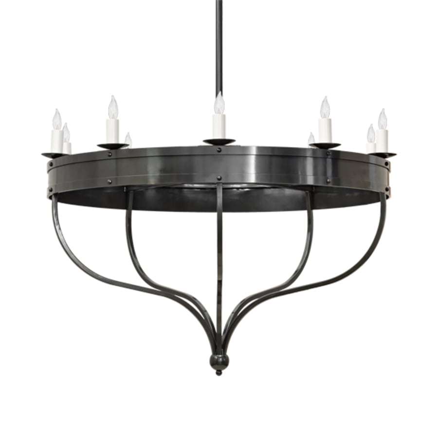 Meyda Tiffany Parnella 10 Light 54" Wide Taper Candle Style Chandelier