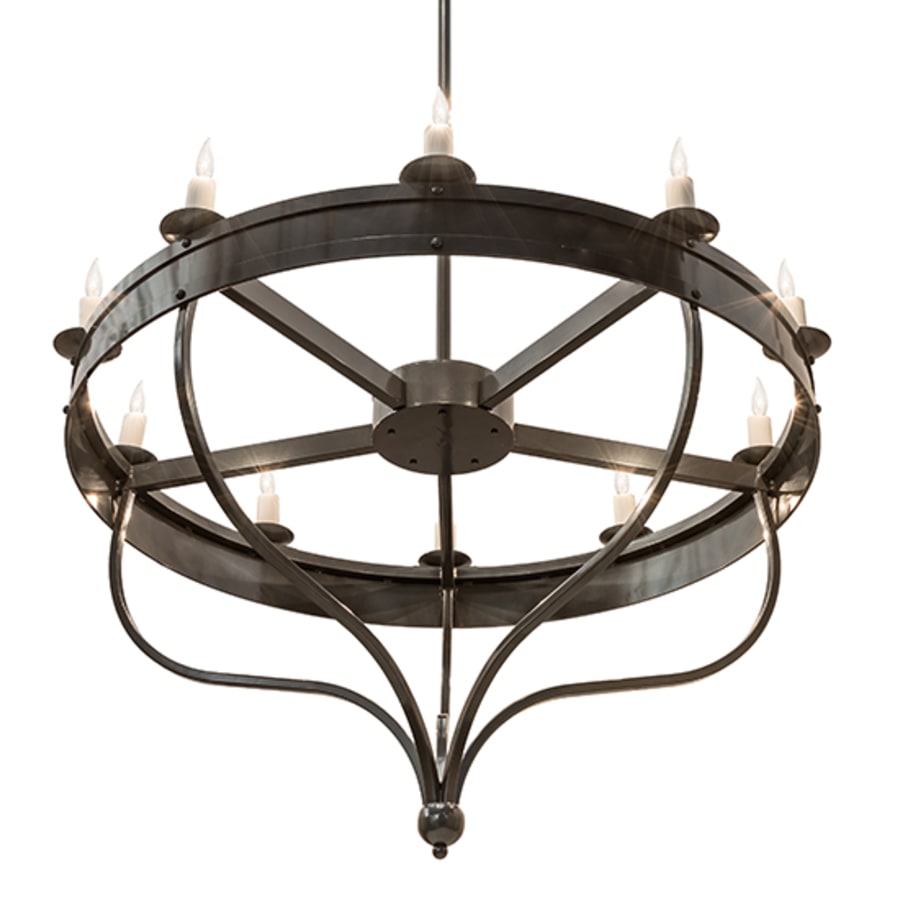 Meyda Tiffany Parnella 10 Light 54" Wide Taper Candle Style Chandelier
