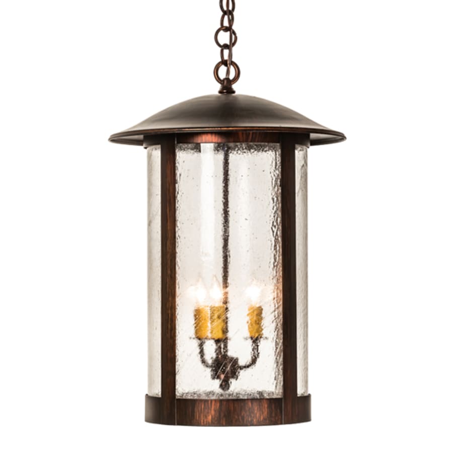 Meyda Tiffany 3 Light 14" Wide Taper Candle Pendant