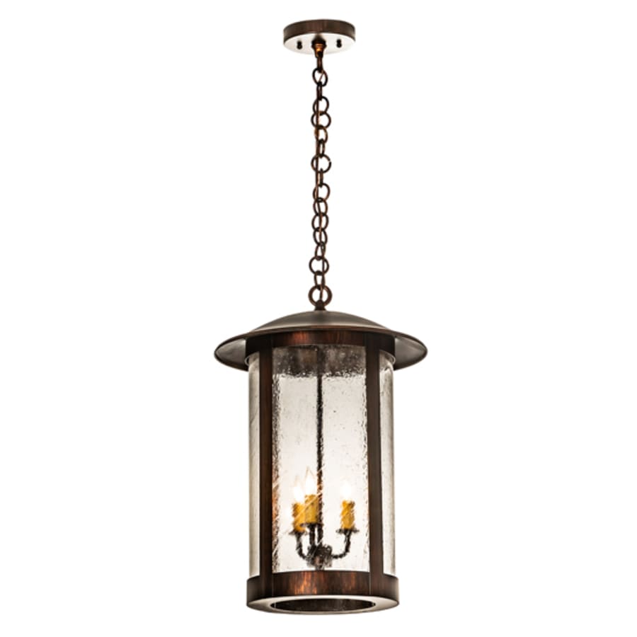 Meyda Tiffany 3 Light 14" Wide Taper Candle Pendant