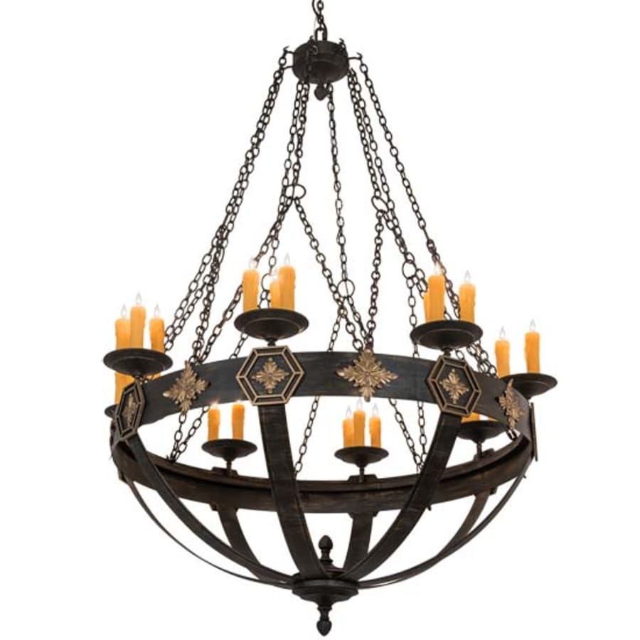 Meyda Tiffany Neapolis 24 Light 60" Wide Taper Candle Style Chandelier