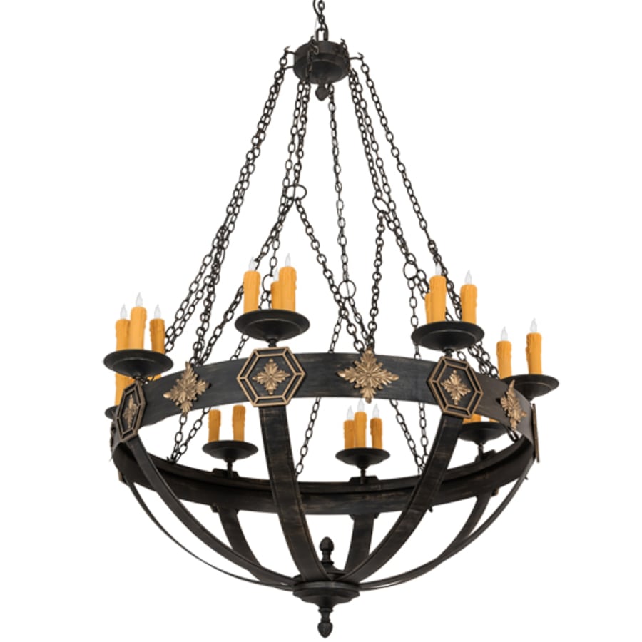 Meyda Tiffany Neapolis 24 Light 60" Wide Taper Candle Style Chandelier