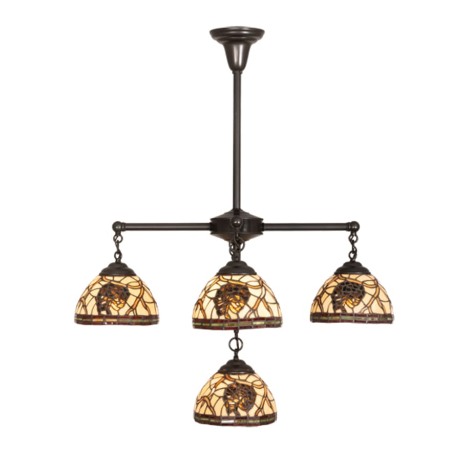 Meyda Tiffany Pinecone 5 Light 30" Wide Chandelier