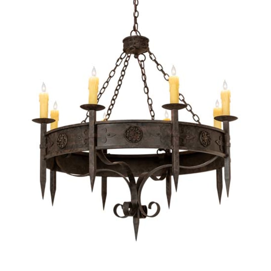Meyda Tiffany Calandra 8 Light 42" Wide Taper Candle Style Chandelier