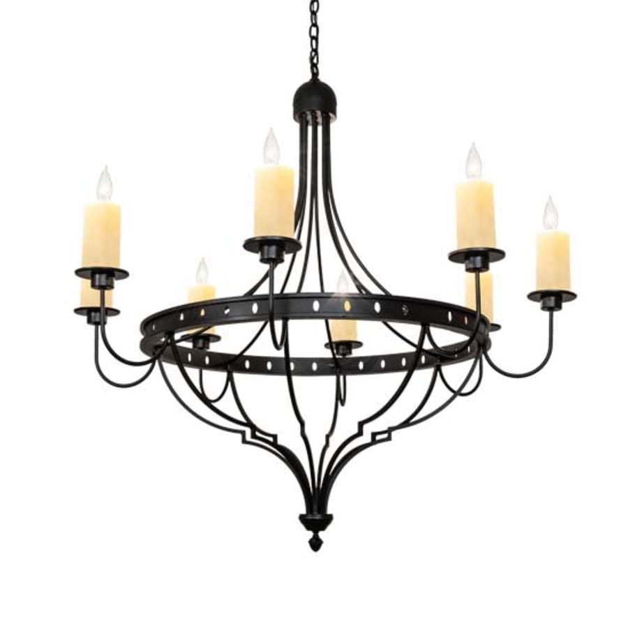 Meyda Tiffany Bottini 8 Light 48" Wide Taper Candle Style Chandelier