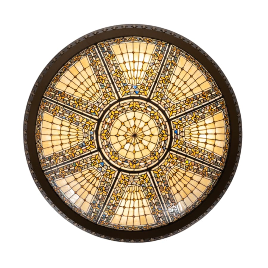 Meyda Tiffany Fleur-de-lis 8 Light 45" Wide Pendant