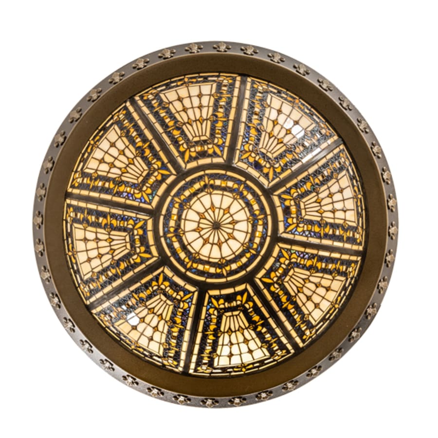 Meyda Tiffany Fleur-de-lis 4 Light 28" Wide Pendant