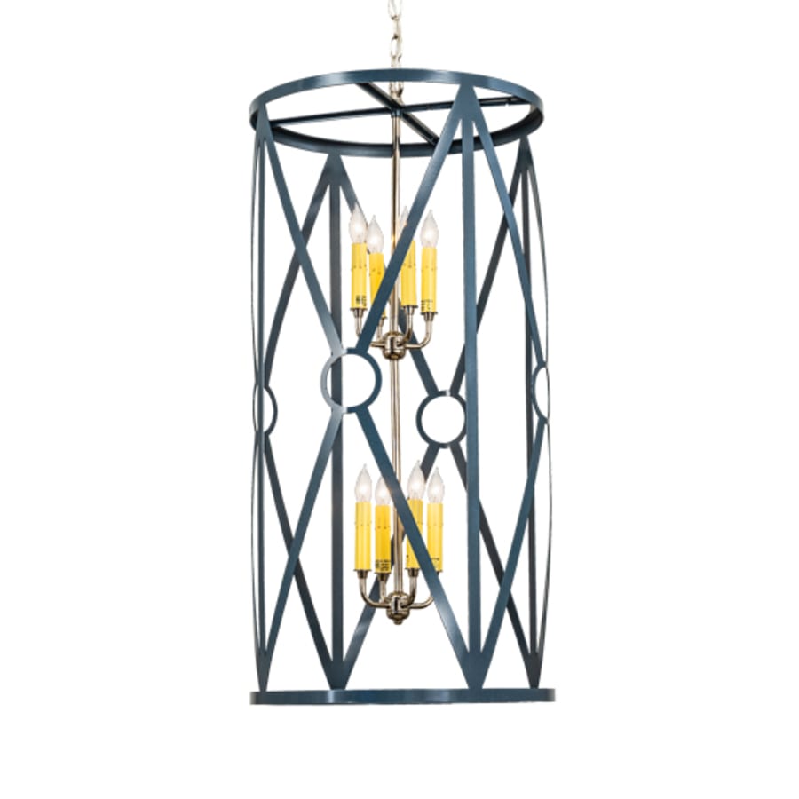 Meyda Tiffany 8 Light 18" Wide Taper Candle Pendant