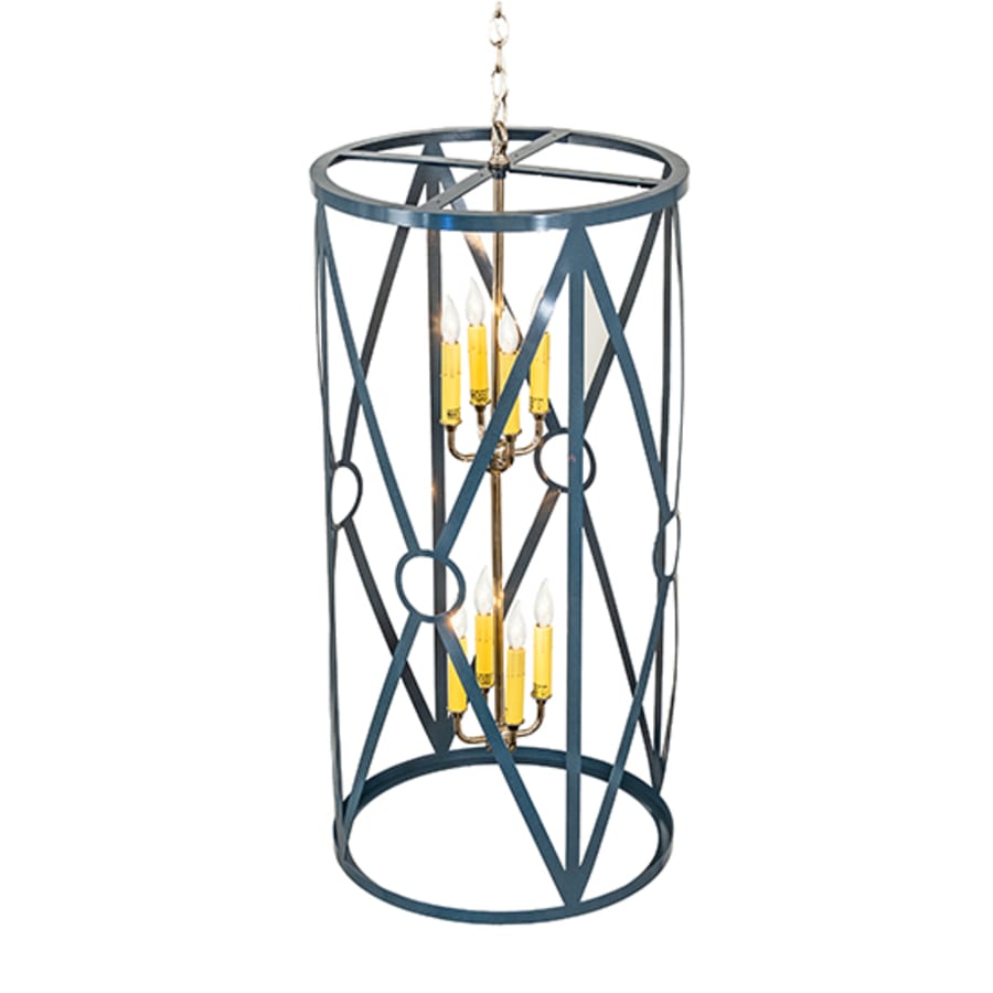 Meyda Tiffany 8 Light 18" Wide Taper Candle Pendant