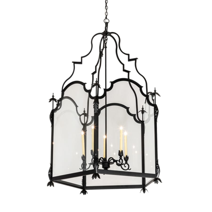 Meyda Tiffany 5 Light 46" Wide Taper Candle Pendant
