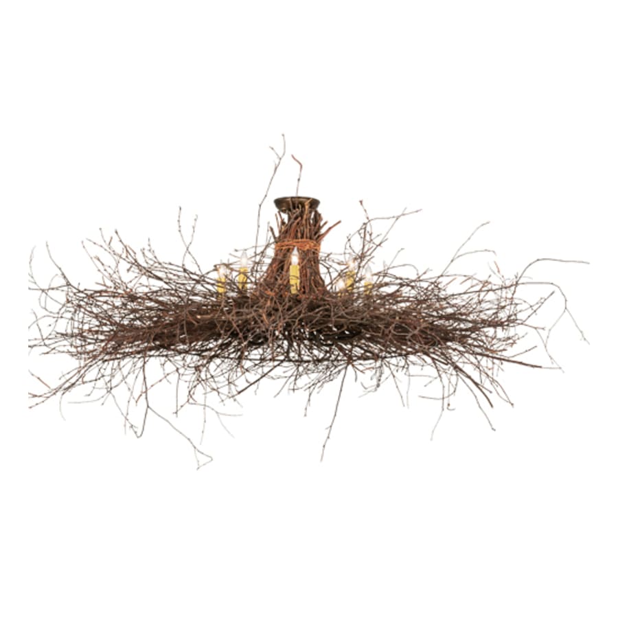 Meyda Tiffany Twigs 8 Light 36" Wide Candle Style Chandelier