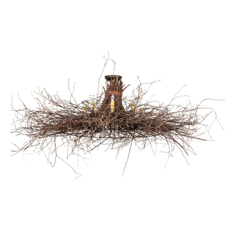 Meyda Tiffany Twigs 8 Light 36" Wide Candle Style Chandelier