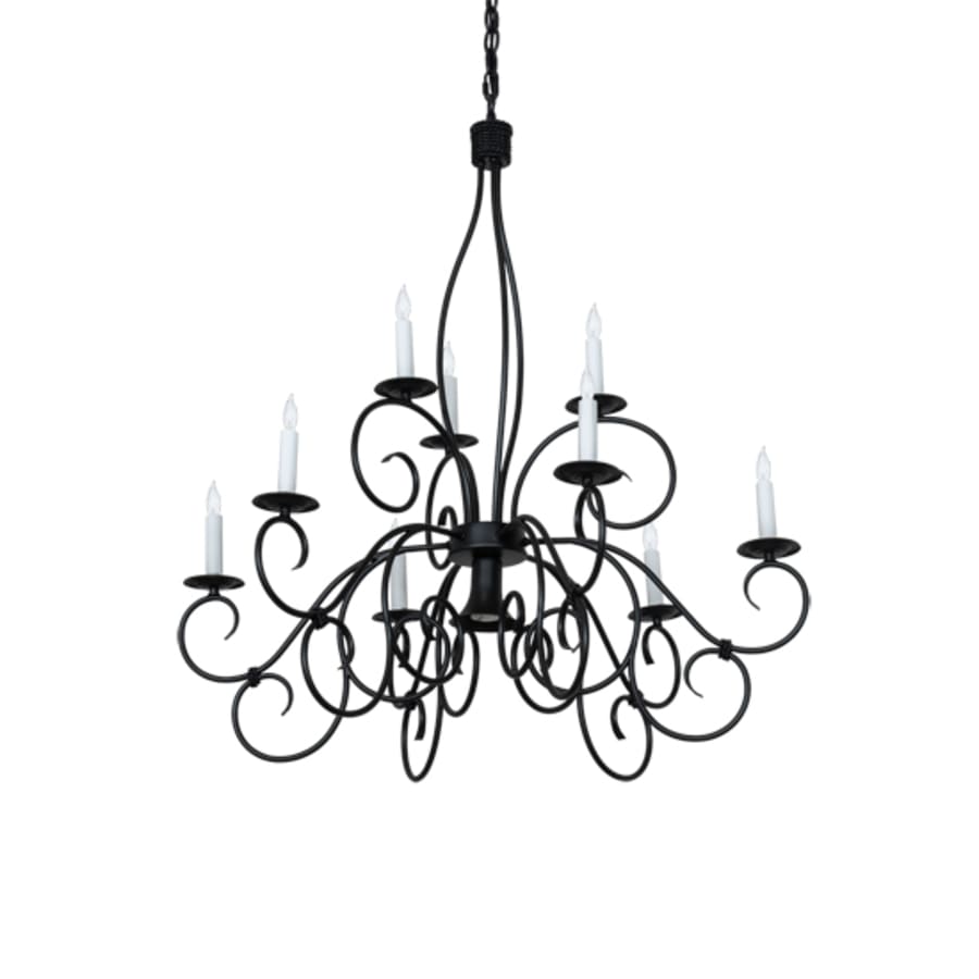 Meyda Tiffany Grace 9 Light 36" Wide Taper Candle Style Chandelier