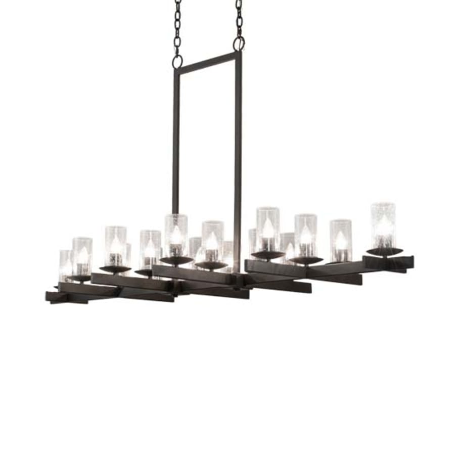 Meyda Tiffany Long Dante 16 Light 72" Wide Linear Chandelier
