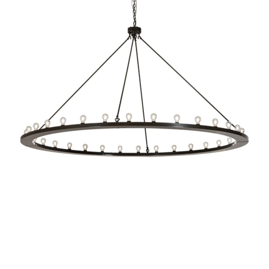 Meyda Tiffany Loxley 32 Light 96" Wide Ring Chandelier