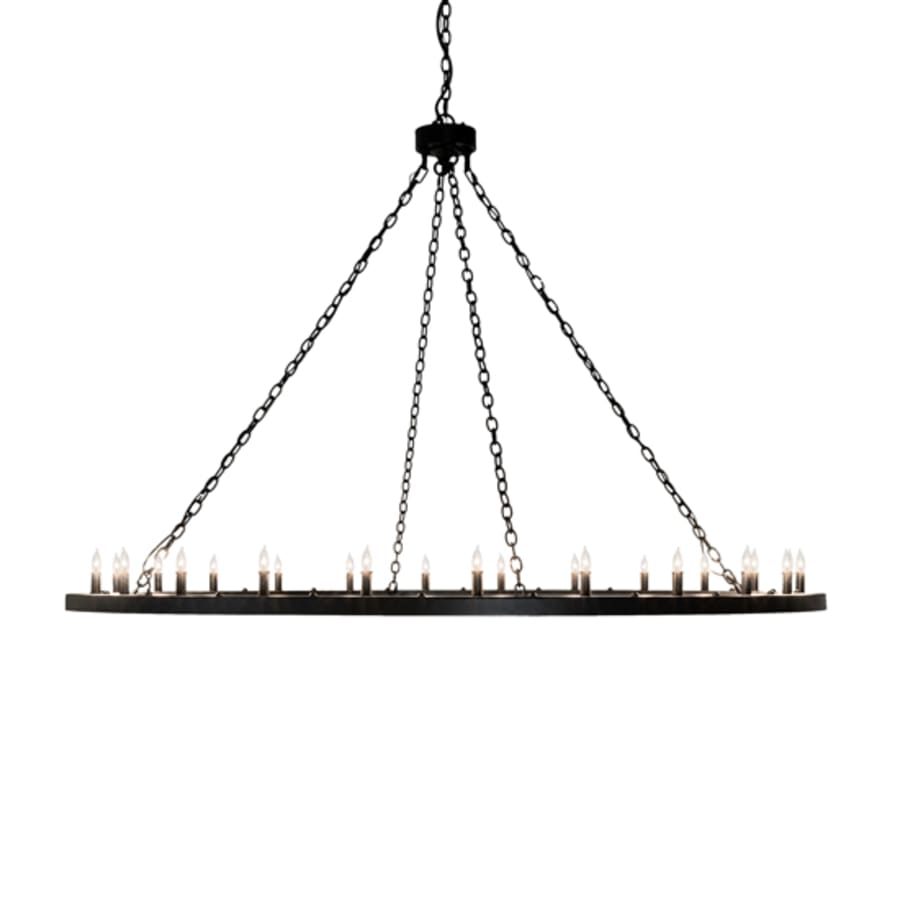 Meyda Tiffany Loxley 24 Light 72" Wide Taper Candle Ring Chandelier