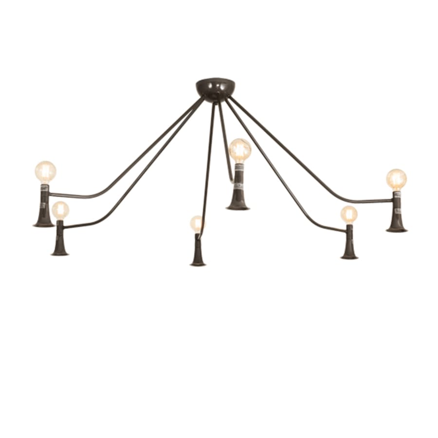 Meyda Tiffany Alva 6 Light 76" Wide Abstract Chandelier