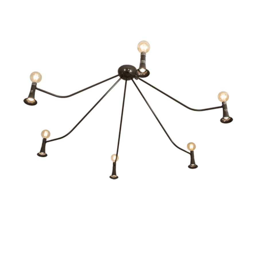 Meyda Tiffany Alva 6 Light 76" Wide Abstract Chandelier