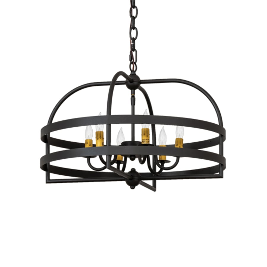 Meyda Tiffany Aldari 6 Light 23" Wide Taper Candle Style Chandelier