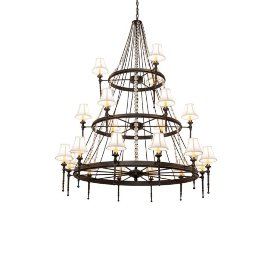Meyda Tiffany Amaury 21 Light 56" Wide Ring Chandelier