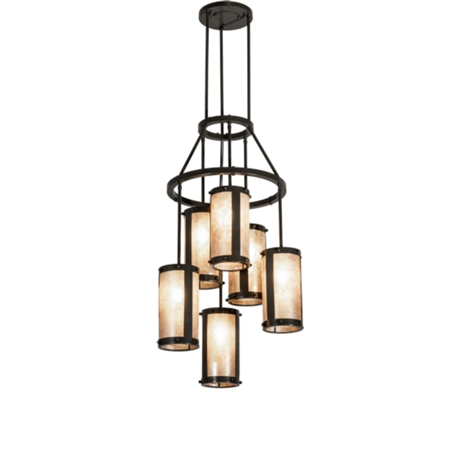 Meyda Tiffany Cartier 6 Light 24" Wide Ring Chandelier