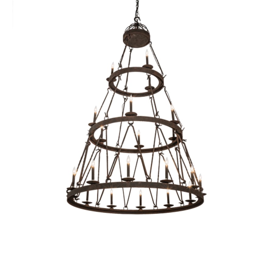 Meyda Tiffany Lakeshore 21 Light 54" Wide Taper Candle Style Chandelier
