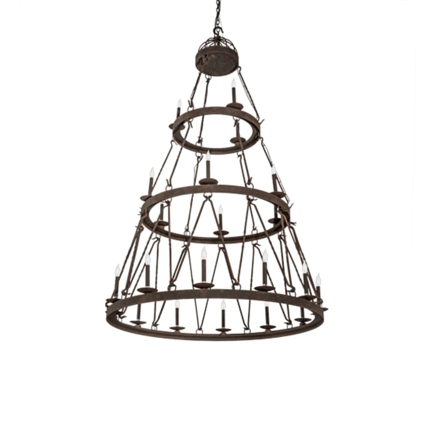 Meyda Tiffany Lakeshore 21 Light 54" Wide Taper Candle Style Chandelier