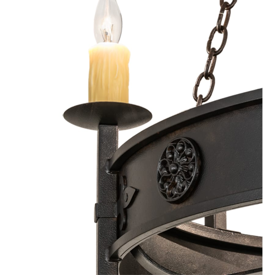 Meyda Tiffany Calandra 6 Light 36" Wide Taper Candle Style Chandelier