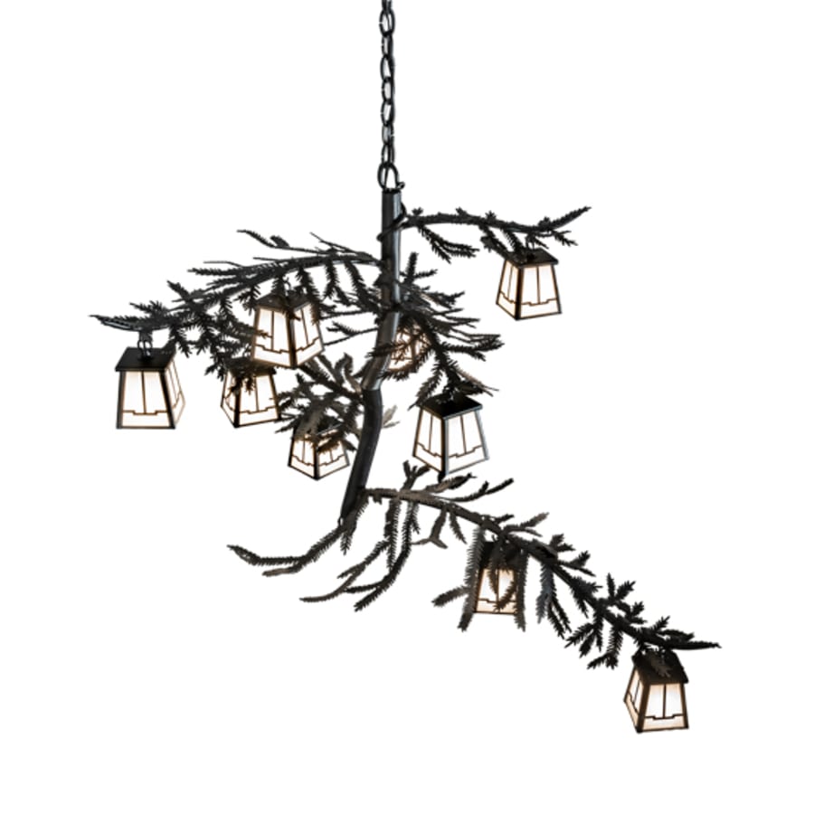 Meyda Tiffany Pine Branch 10 Light 39" Wide Chandelier