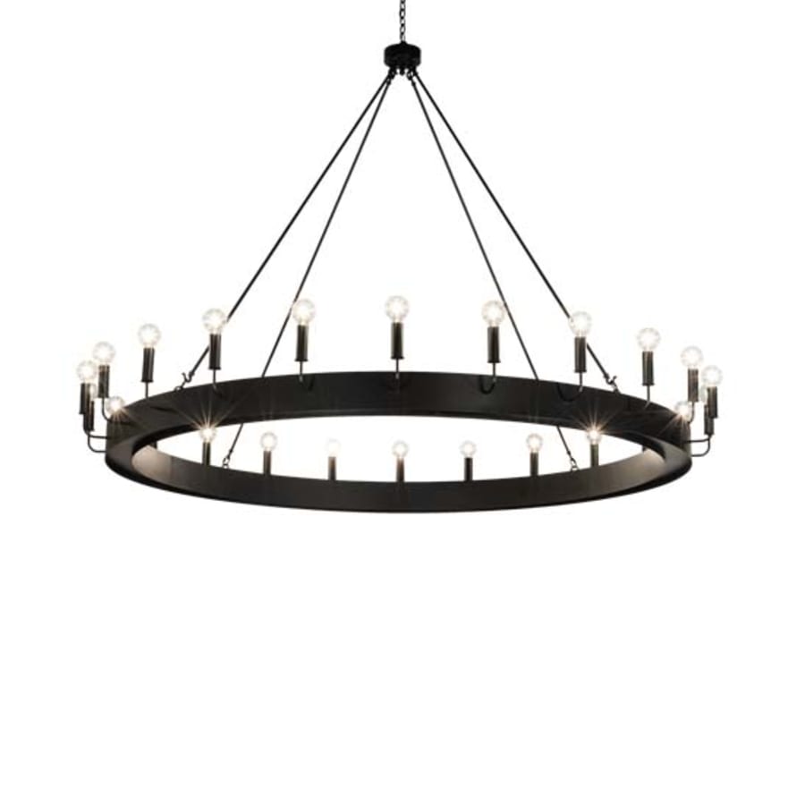 Meyda Tiffany Tulin 24 Light 96" Wide Ring Chandelier
