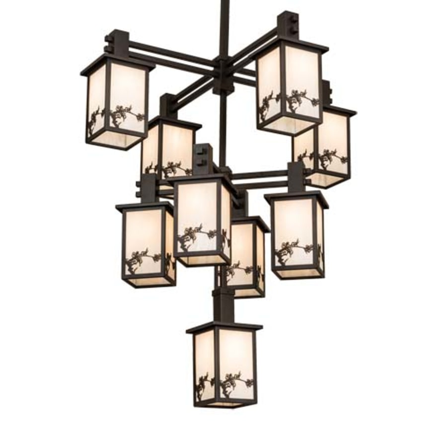 Meyda Tiffany Hyde Park 9 Light 40" Wide Chandelier