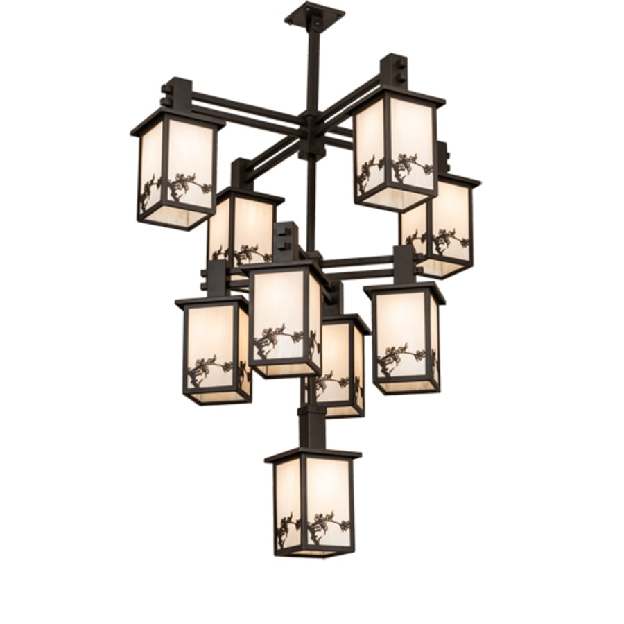 Meyda Tiffany Hyde Park 9 Light 40" Wide Chandelier