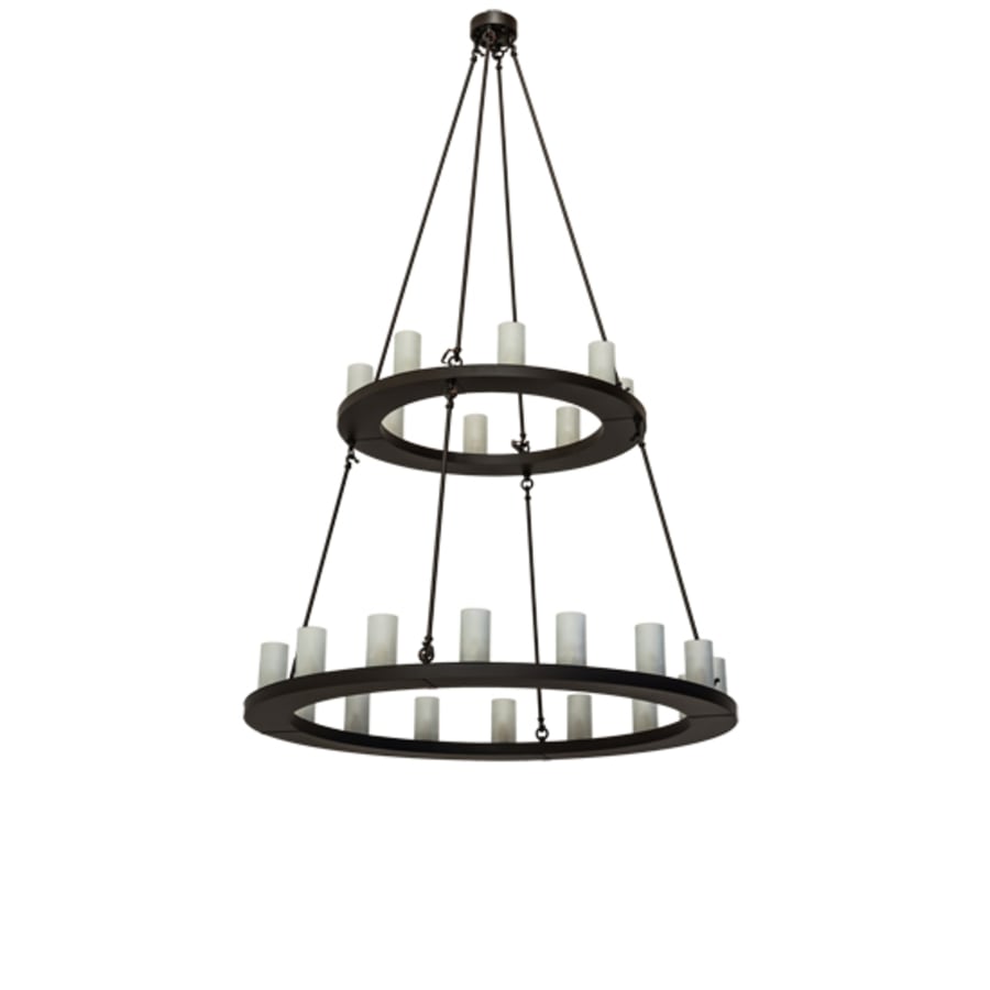 Meyda Tiffany Loxley 24 Light 54" Wide Ring Chandelier