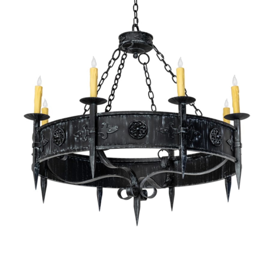 Meyda Tiffany Calandra 8 Light 42" Wide Taper Candle Style Chandelier