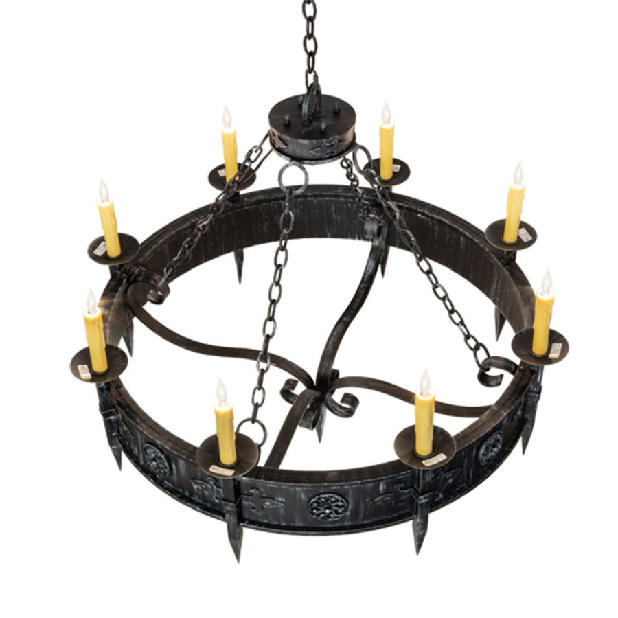 Meyda Tiffany Calandra 8 Light 42" Wide Taper Candle Style Chandelier