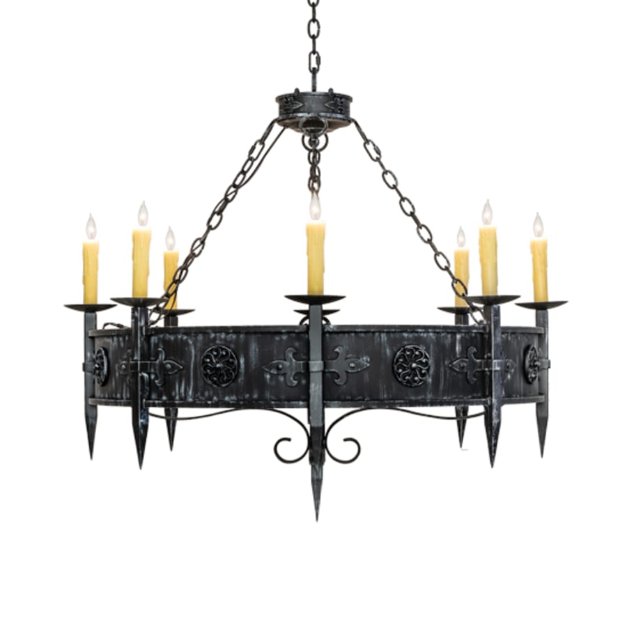 Meyda Tiffany Calandra 8 Light 42" Wide Taper Candle Style Chandelier