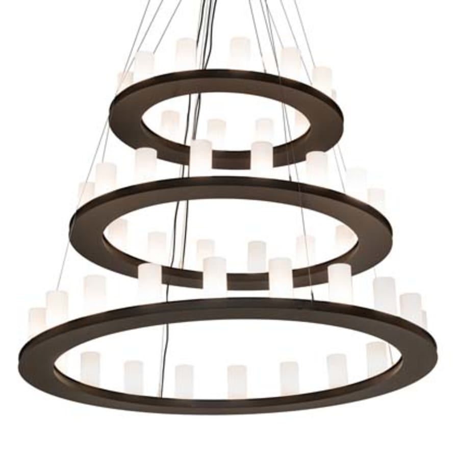 Meyda Tiffany Loxley 48 Light 60" Wide Ring Chandelier