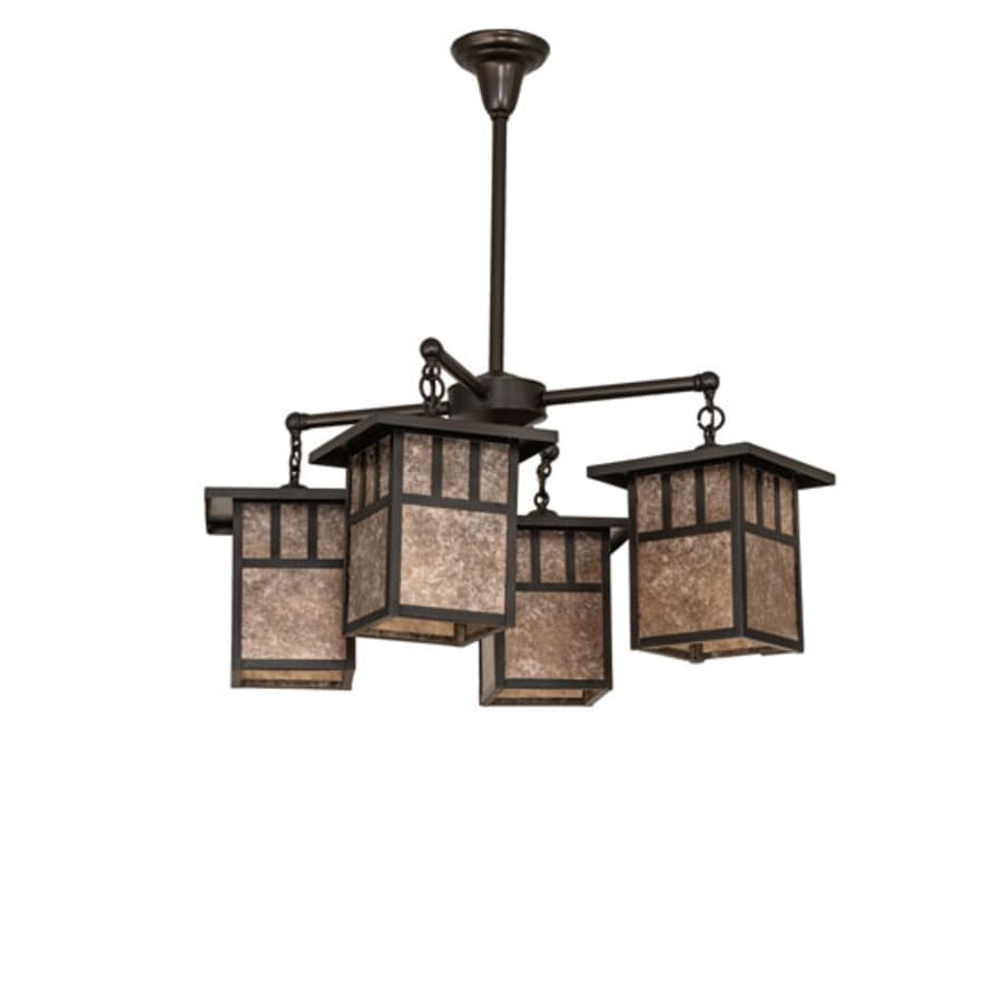 Meyda Tiffany Hyde Park 4 Light 34" Wide Chandelier
