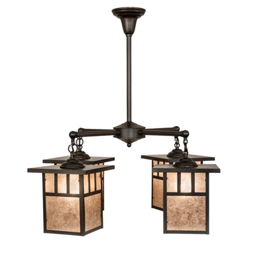 Meyda Tiffany Hyde Park 4 Light 34" Wide Chandelier